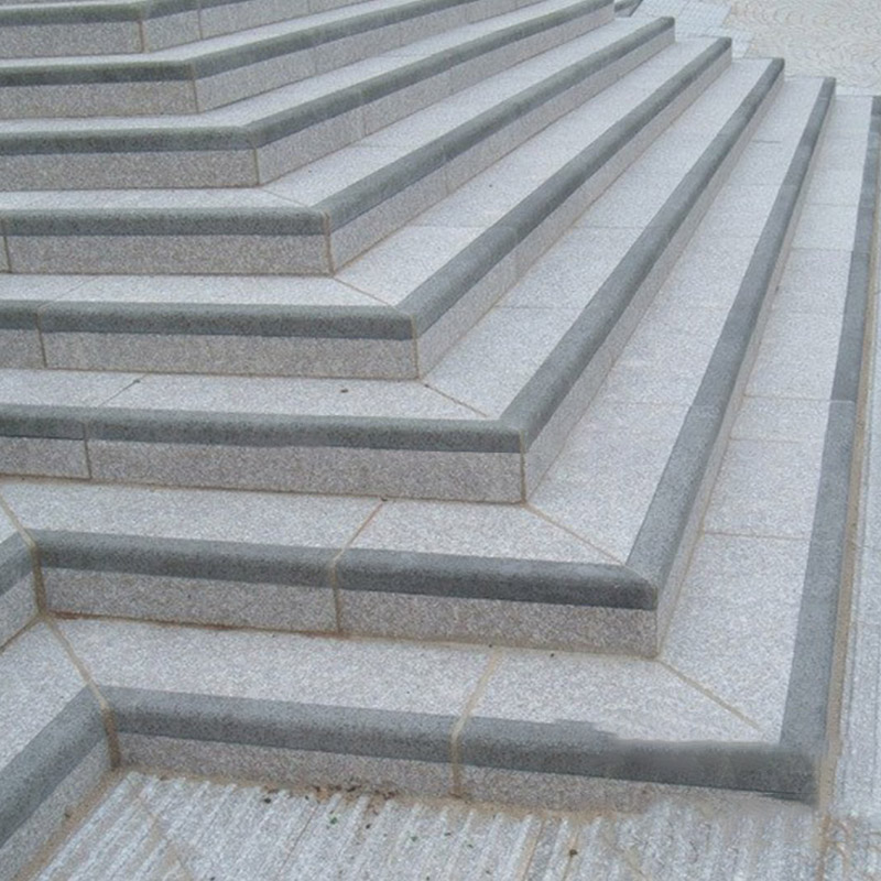 참깨 흰색 화강암 계단 디자인
