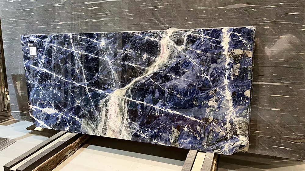Luxury Stone Blue Sodalite Granite Slab