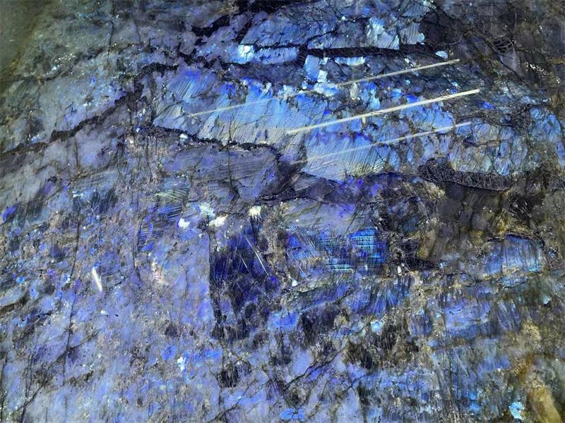 레무리아 블루 래브라도라이트 화강암 조리대 석판