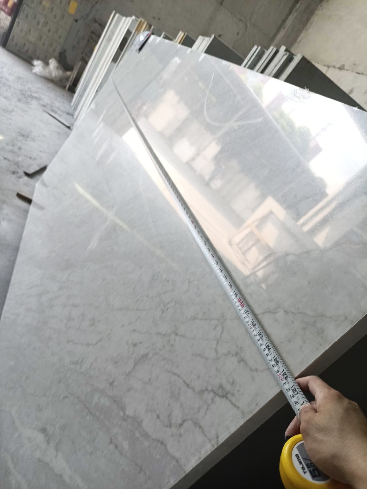6038 Taj Mahal  Concrete Quartz Slabs