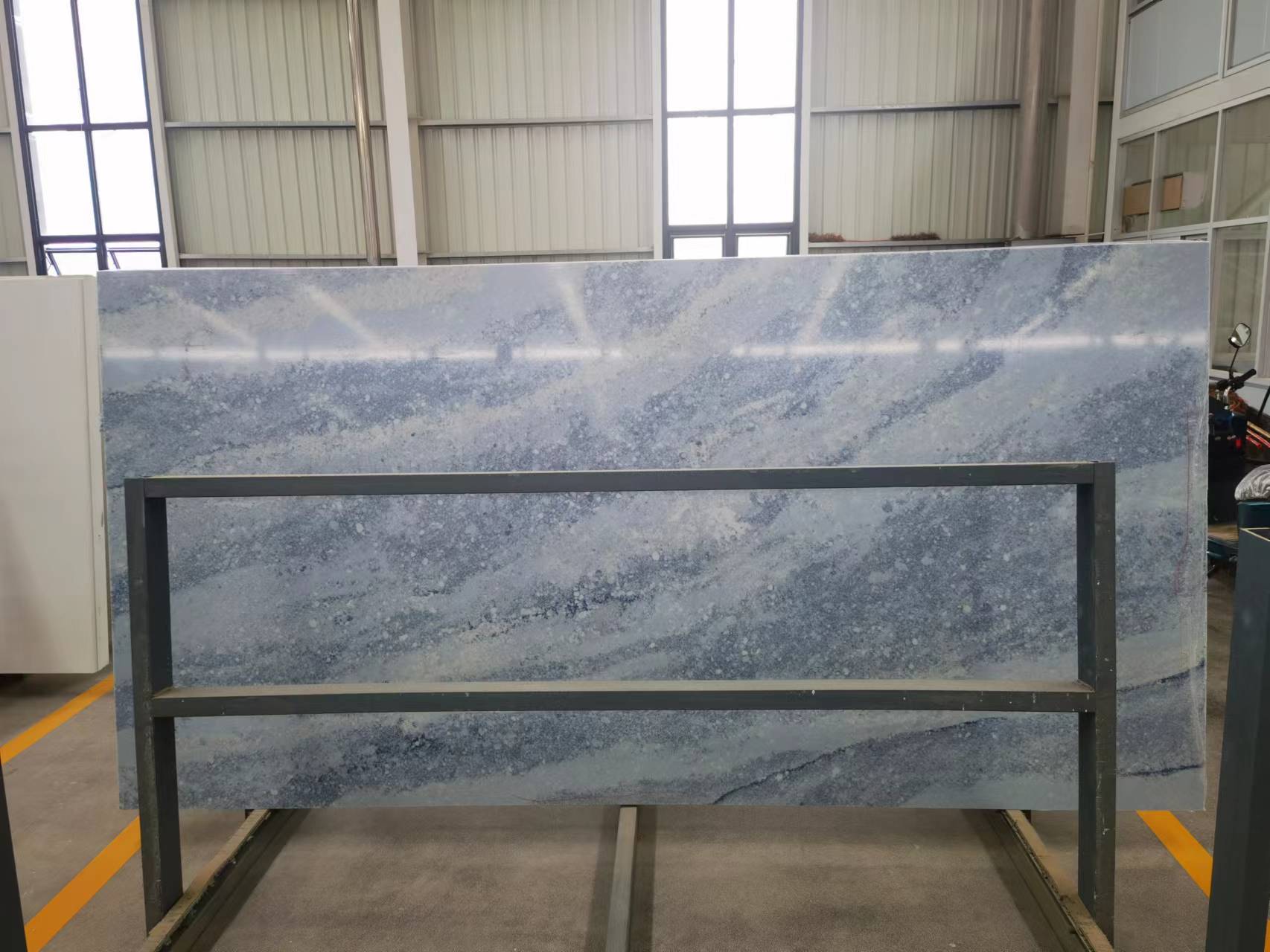 6031 Blue Sky Concrete Quartz Slabs