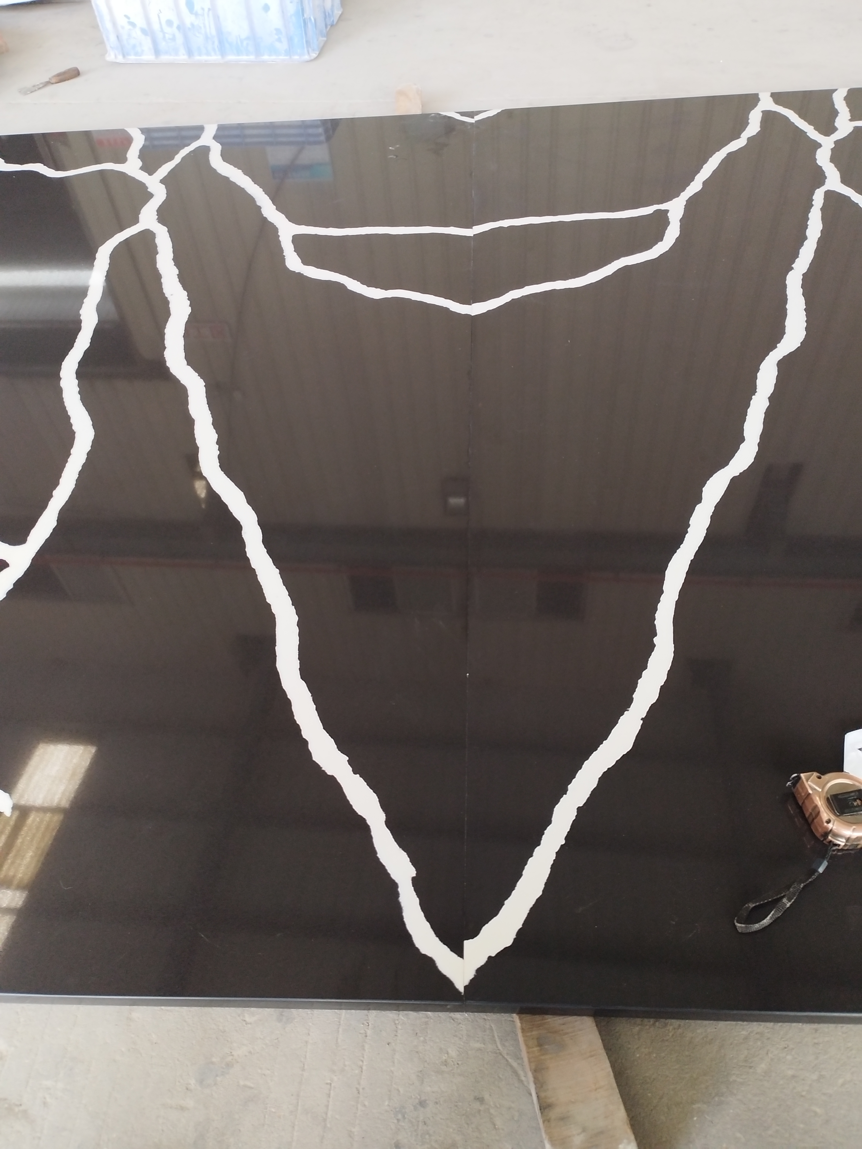 5024 Nero Statuary Quartz Slabs