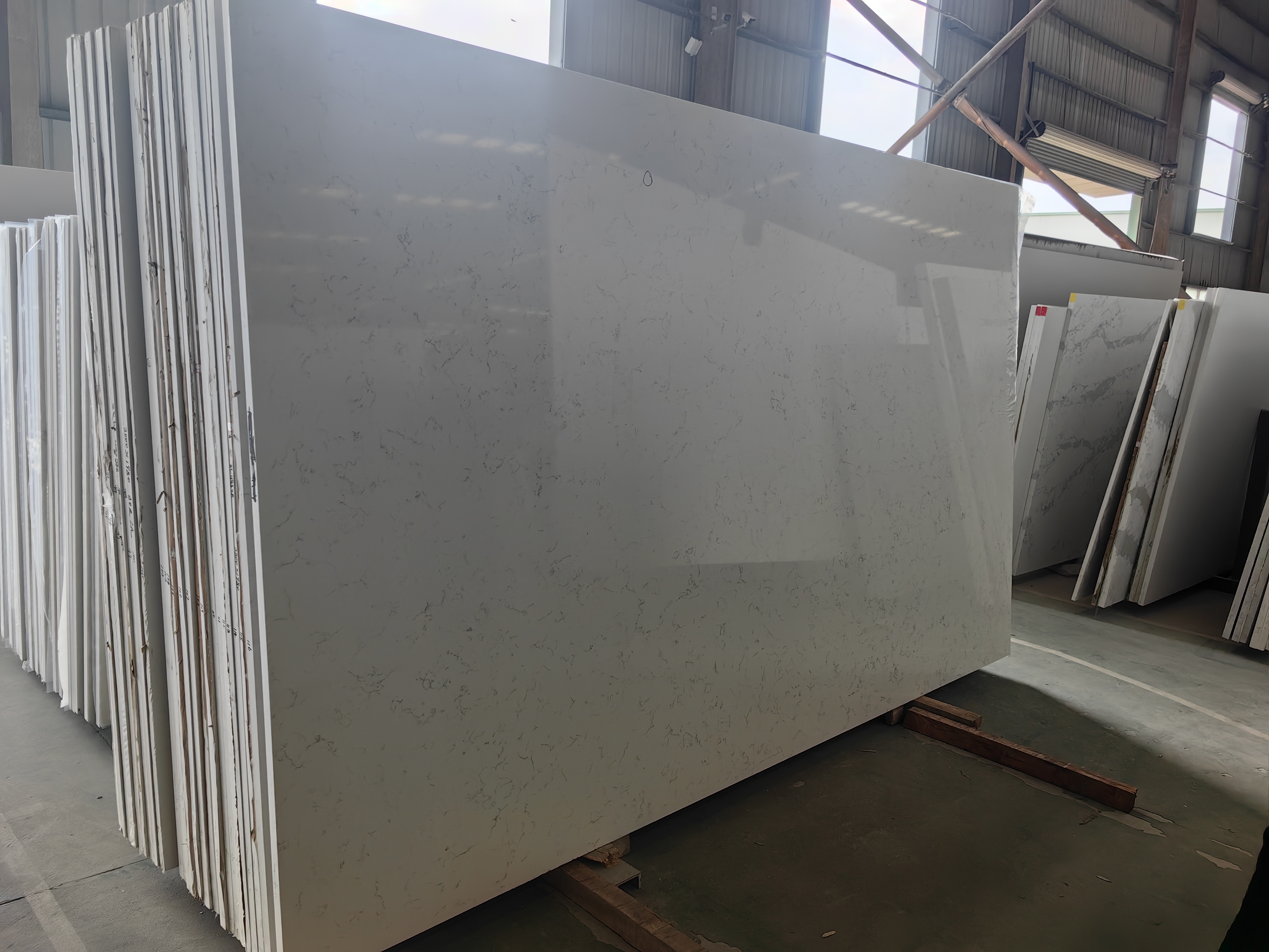 4068 Carrara Breve Marble Quartz Slab