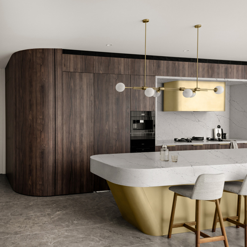 5021 Alasky Gray Quartz Calacatta Countertops