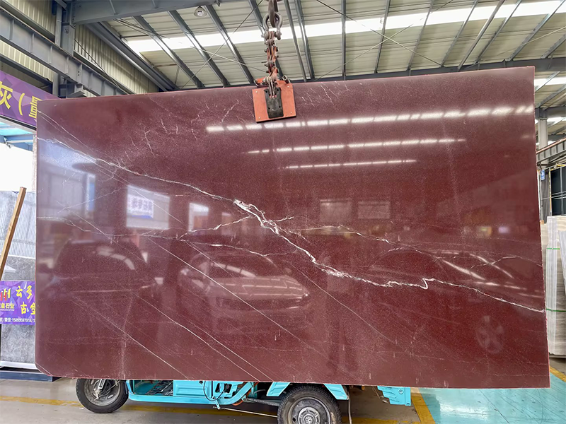 Italy Rosso Laguna Marble Slab For Flooring/ Wall Tiles/ Countertops