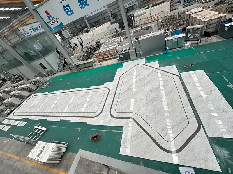 Myanmar White Calacatta Vagli Marble Slab For Wall Tiles/ Flooring/ Vanity Tops