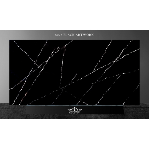 5074 Black Artwork Quartz