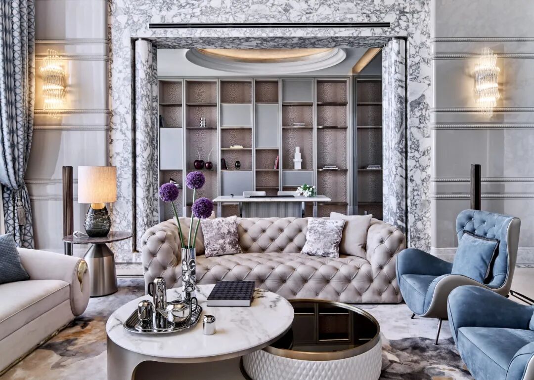 이탈리아 아라베스카토 대리석: 순수한 우아함으로 공간의 세련미를 그려내다